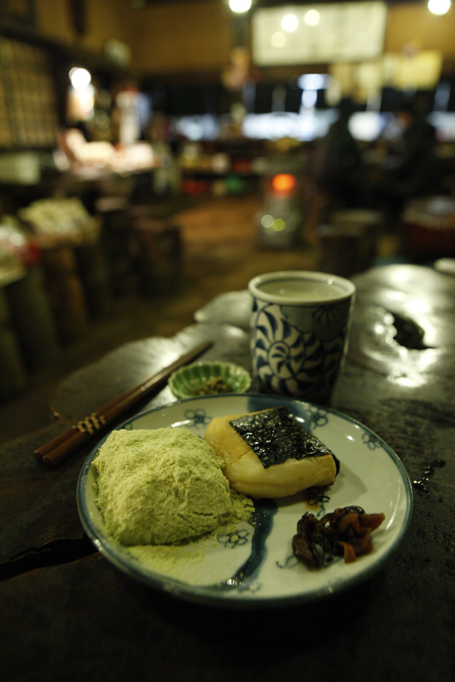 甘酒茶屋の力餅